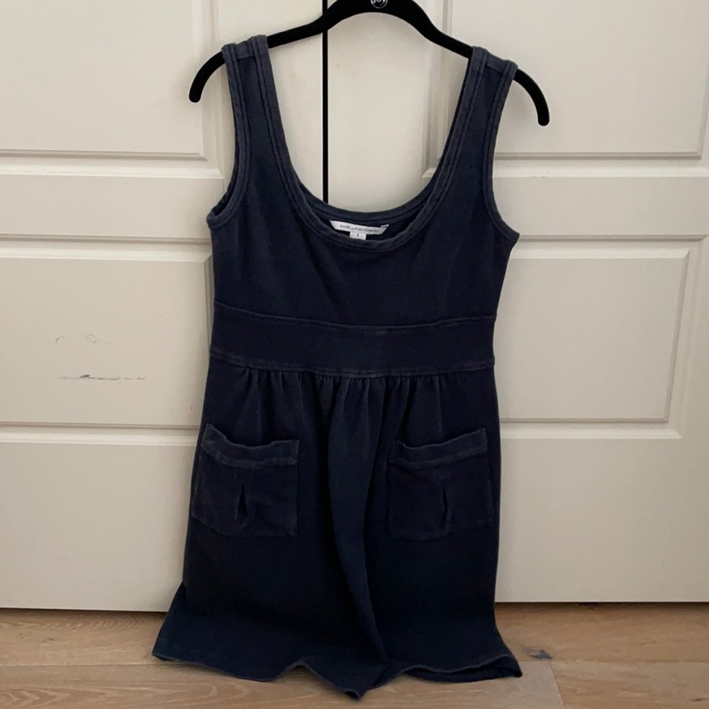 DVF navy dress